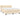 Pat box spring cu saltea, crem, 140x200 cm, textil