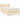 Pat box spring cu saltea, crem, 80x200 cm, textil