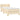 Pat box spring cu saltea, crem, 100x200 cm, textil