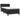 Pat box spring cu saltea, negru, 100x200 cm, piele ecologică