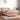 Pat box spring cu saltea, roz, 100x200 cm, catifea