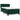 Pat box spring cu saltea, verde închis, 100x200 cm, catifea