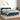 Pat box spring cu saltea, albastru închis, 140x190 cm, catifea
