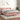 Pat box spring cu saltea, roz, 140x190 cm, catifea