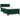 Pat box spring cu saltea, verde închis, 90x190 cm, catifea