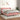Pat box spring cu saltea, roz, 140x200 cm, catifea