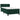 Pat box spring cu saltea, verde închis, 90x200 cm, catifea