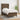 Pat box spring cu saltea, maro închis, 80x200 cm, textil