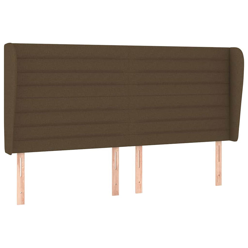 Pat box spring cu saltea, maro închis, 200x200 cm, textil
