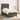 Pat box spring cu saltea, maro închis, 80x200 cm, textil