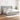 Pat box spring cu saltea, gri deschis, 200x200 cm, textil