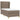 Pat box spring cu saltea, gri taupe, 90x190 cm, textil