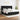 Pat box spring cu saltea, negru, 200x200 cm, textil