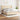Pat continental cu saltea, crem, 180x200 cm, textil