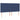 Pat box spring cu saltea, albastru, 180x200 cm, material textil