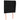 Pat box spring cu saltea, negru, 80x200 cm, textil
