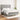 Pat continental, gri deschis, 140x200 cm, material textil