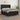 Pat box spring cu saltea, negru, 140x200 cm, piele ecologică