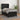 Pat box spring cu saltea, negru, 100x200 cm, piele ecologică
