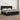 Pat box spring cu saltea, negru, 200x200 cm, piele ecologică