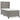Pat box spring cu saltea, gri deschis, 90x190 cm, catifea
