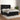 Pat box spring cu saltea, negru, 140x190 cm, catifea