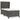 Pat box spring cu saltea, gri închis, 90x200 cm, catifea