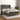Pat box spring cu saltea, gri închis, 140x190 cm, catifea
