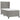 Pat box spring cu saltea, gri deschis, 100x200 cm, catifea