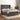 Pat box spring cu saltea, gri închis, 140x200 cm, catifea