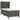 Pat box spring cu saltea, gri închis, 80x200 cm, catifea