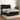 Pat box spring cu saltea, negru, 140x190 cm, catifea