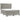 Pat box spring cu saltea, gri deschis, 140x200 cm, catifea