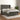 Pat box spring cu saltea, gri închis, 140x200 cm, catifea