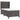 Pat box spring cu saltea, gri închis, 80x200 cm, catifea