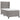 Pat box spring cu saltea, gri deschis, 90x190 cm, catifea