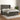 Pat box spring cu saltea, gri închis, 140x200 cm, catifea