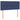 Pat box spring cu saltea, albastru, 90x190 cm, textil