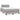 Pat box spring cu saltea, gri deschis, 120x200 cm, textil