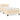 Pat box spring cu saltea, crem, 90x200 cm, textil