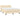 Pat box spring cu saltea, crem, 140x200 cm, textil