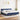 Pat box spring cu saltea, albastru, 200x200 cm, textil