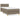 Pat box spring cu saltea, gri taupe, 80x200 cm, textil