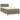 Pat box spring cu saltea, gri taupe, 90x190 cm, textil