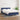 Pat continental cu saltea, albastru, 140x200cm, material textil