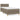 Pat box spring cu saltea, gri taupe, 80x200 cm, textil
