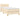 Pat box spring cu saltea, crem, 90x190 cm, textil