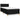 Pat box spring cu saltea, negru, 80x200 cm, textil