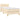 Pat box spring cu saltea, crem, 100x200 cm, textil