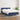 Pat continental cu saltea, albastru, 140x200cm, material textil